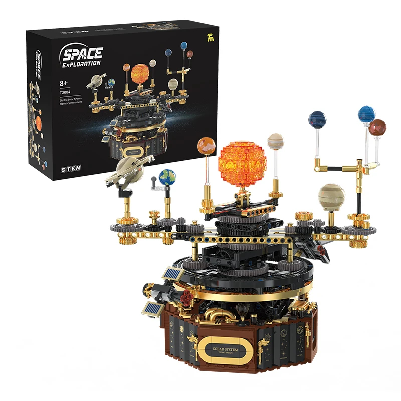 Solar System Orrery - مكعبات بناء STEM، طقم نموذج نظام