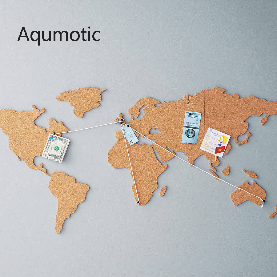 Aqumotic الفلين خريطة العالم ا - مراجعة Star Map Poster وسعره