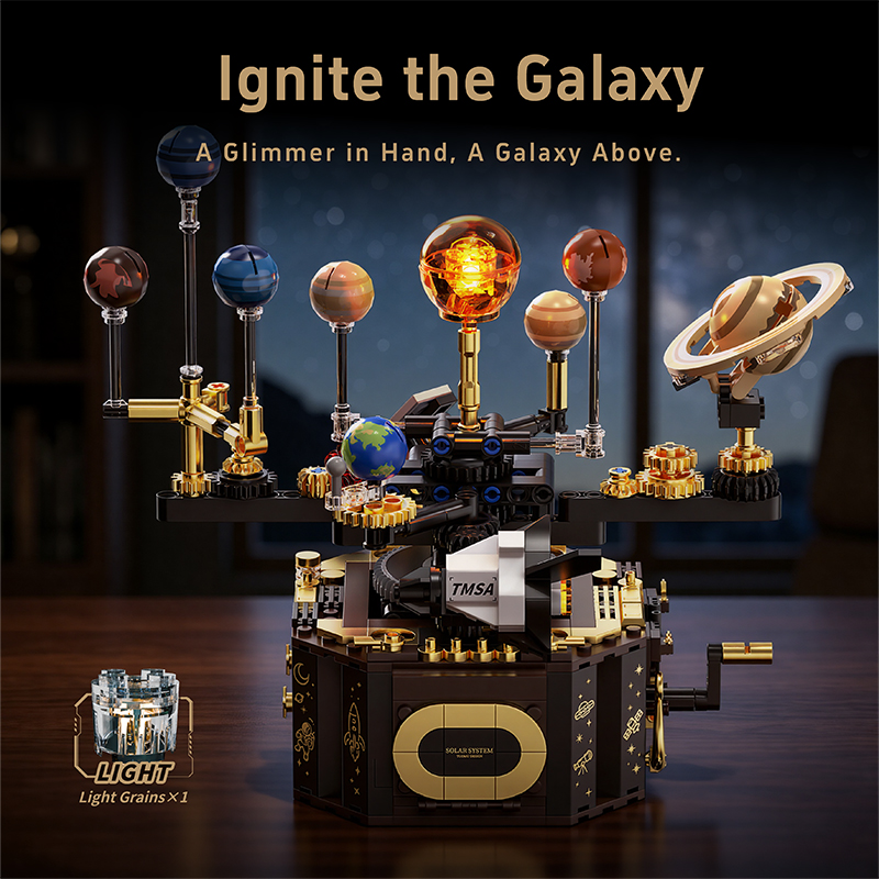 مجموعة بناء إبداعية من 556 قطع - مراجعة Solar System Orrery وسعره